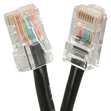 Load image into Gallery viewer,  Cat5E UTP Ethernet Network Non Booted Cable Black