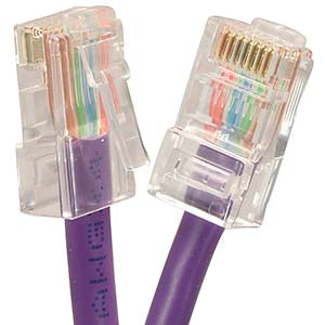 Cat6 UTP Ethernet Network Non Booted Cable Purple