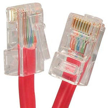Load image into Gallery viewer, 1.5Ft Cat.5E Non-Boot Patch Cable Red
