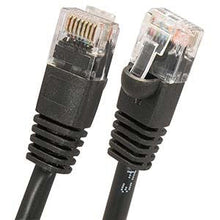 Load image into Gallery viewer,  Cat6 UTP Ethernet Network Booted Cable Black