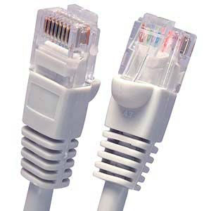  Cat6 UTP Ethernet Network Booted Cable Gray