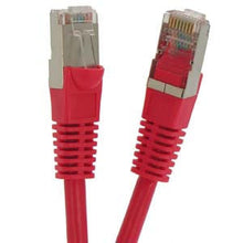 Load image into Gallery viewer, 12Ft Cat.5E Shielded Patch Cable Molded Red