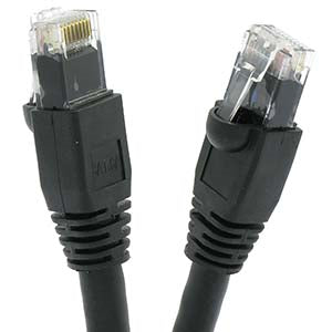 Cat6A UTP Ethernet Network Booted Cable- up to 25 feet