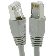 Load image into Gallery viewer, 1Ft Cat6A Shielded (SSTP) Ethernet Network Booted Cable Gray