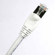 Load image into Gallery viewer, 1Ft Cat6A Shielded (SSTP) Ethernet Network Booted Cable White