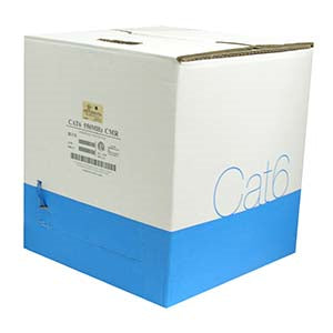 1000Ft Cat.6 Solid Wire Bulk Cable Blue CMR