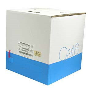 1000Ft Cat.6 Solid Wire Bulk Cable Red CMR