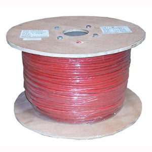 1000Ft Cat.6 Stranded Wire Bulk Cable Shielded Red, 26AWG CMH