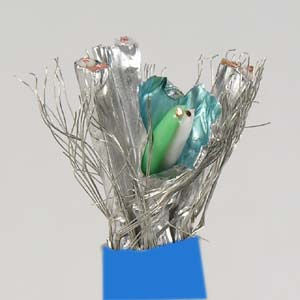 1000Ft Cat.6 Solid Wire Shielded (PiMF) Blue