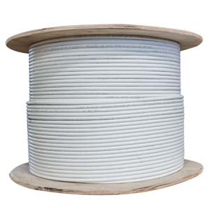 1000Ft Cat.6 Solid Wire Shielded White