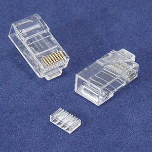 RJ45 Cat.6 Plug for Solid 50Micron 20pk