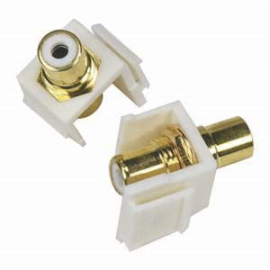 RCA White F/F Keystone Module White