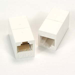 Cat.6 RJ45 Inline Coupler White