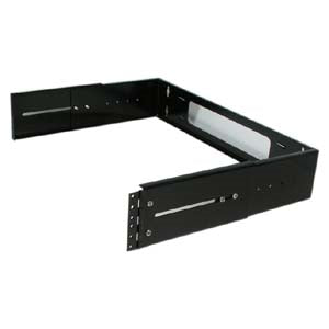 2U Hinged Extendable Wall Mount Bracket, Max 13.5 Inch Depth