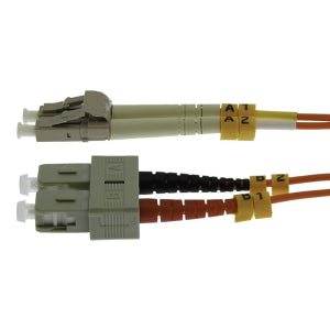 LC-SC Duplex Multimode 62.5/125 Fiber Optic Cable