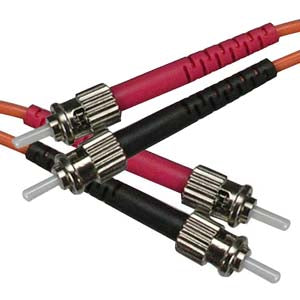 7m ST-ST Duplex Multimode 50/125 Fiber Optic Cable
