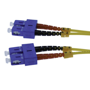 SC-SC Duplex Singlemode 9/125 Fiber Optic Cable