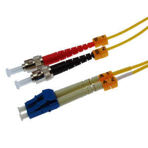 LC-ST Duplex Singlemode 9/125 Fiber Optic Cable