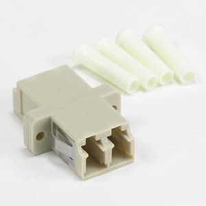 LC-LC Multimode Duplex Optic Adapter Plastic
