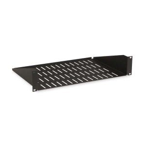 2U 12 Inch Deep Vented Economy Rack Shelf