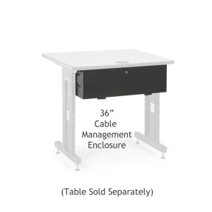 36 Inch Training Table Cable Management Enclosure