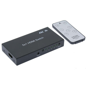 5Way (5-in/1-out) HDMI Switch with IR Extension