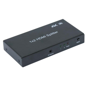 HDMI 2-Way (1-in/2-out) Splitter 3D, 4Kx2K with IR Extension