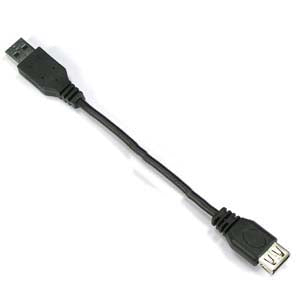 7 Inch A Male/Female USB2.0 Cable