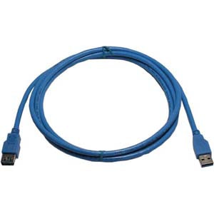 6Ft USB3.0 A-Male to A-Female Cable