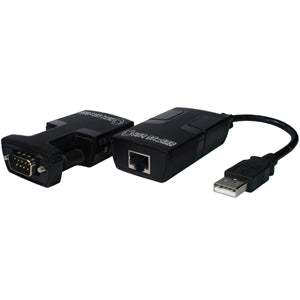 USB to RS-232 270Ft (90m) Extender via Ethernet