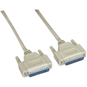 50Ft DB25 M/M Serial Cable 25C Straight