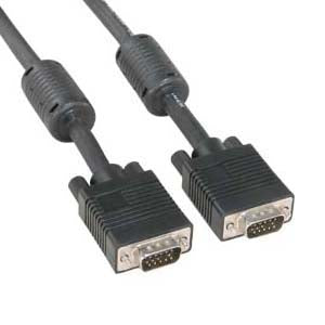 15Ft SVGA Male to Male Cable w/Ferrite Core