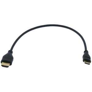 1Ft High Speed HDMI A-M to Mini (Type-C) Thin Cable 36AWG