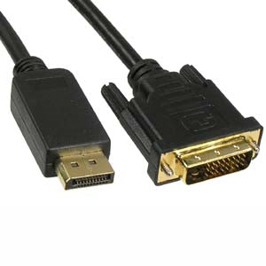 6Ft Display Port Male to DVI Male Cable