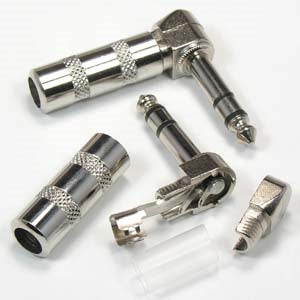 1/4 Inch Stereo Right Angle Plug