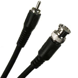 9Ft RG59 RCA-M to BNC-M Cable