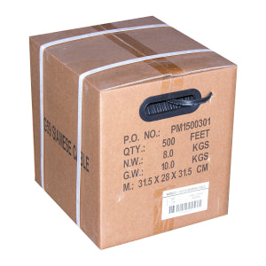 500FT RG59 CU w/2x18AWG CU Power Black CM