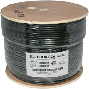 1000Ft RG6 CCS Dual Shield Direct Burrial Outdoor Cable