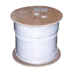RG6Q COAX CABLE 1000FT WHITE PVC ETL