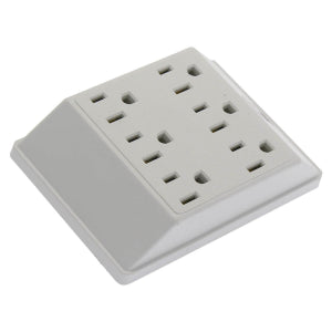 6 Outlet Wall Tap Two Input, AC125V/15A