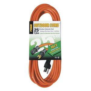 25Ft 16/3 Outdoor Extension Cord