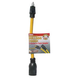 1Ft 12/3 U-Ground to Twist Adapter, AD110801L