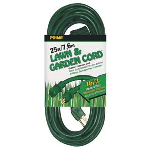 25Ft 16/3 Lawn and Garden Extension Cord