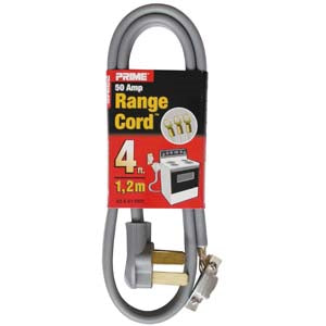 4Ft 6/2 & 8/1 50 Amp 3-Wire Range Cord