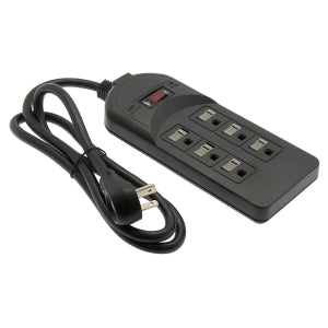 4Ft 6 Outlet Surge Protector With ENI/RFI Filter 750J 120V 15A