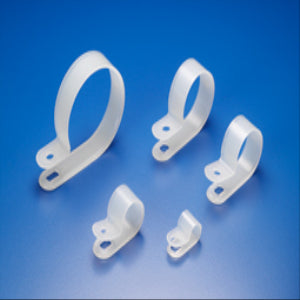 R-Type Cable Clamp 1/4 Inch Clear 100pk