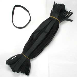12 inch Velcro Strap 1/2 Inch Width Black, 50pc Pack
