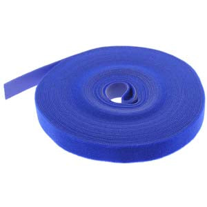 50Ft 0.8 Inch Width Velcro Strap Tape Blue