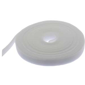 50Ft 0.8 Inch Width Velcro Strap Tape White
