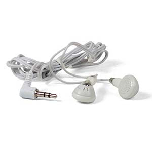 Earphone White 3.5mm Plug